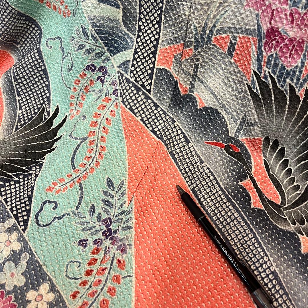 ◾️振袖フルセット■藤娘きぬたや■吉祥鶴模様■総絞り■振袖一式成人式振り袖