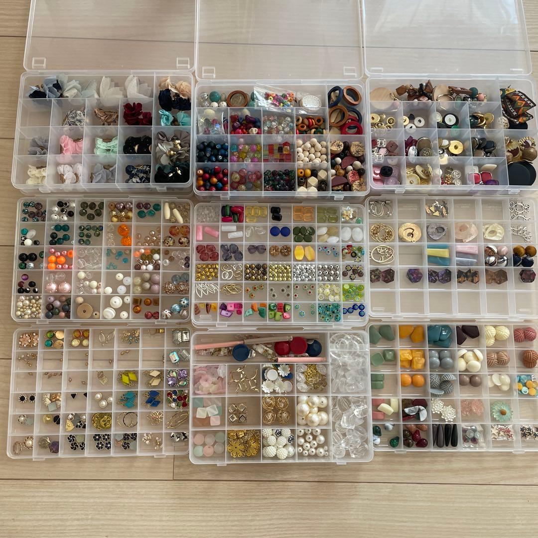 値下げ　ピアスパーツ　まとめ売り　大量パーツ