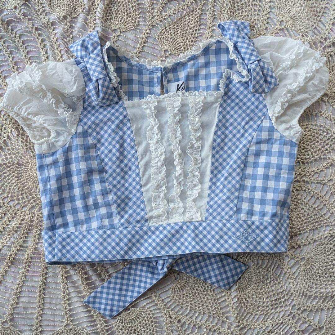 Katie nutcrackers ギンガムトップス