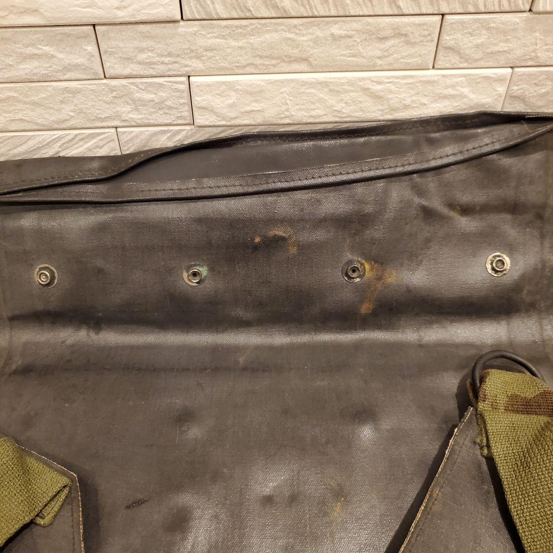 【希少】WWII 防水 ガスマスクバッグ 4つスナップ ノルマンディー