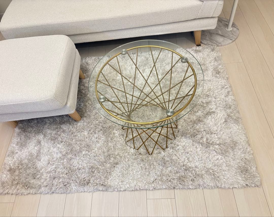 Francfrancガラステーブル