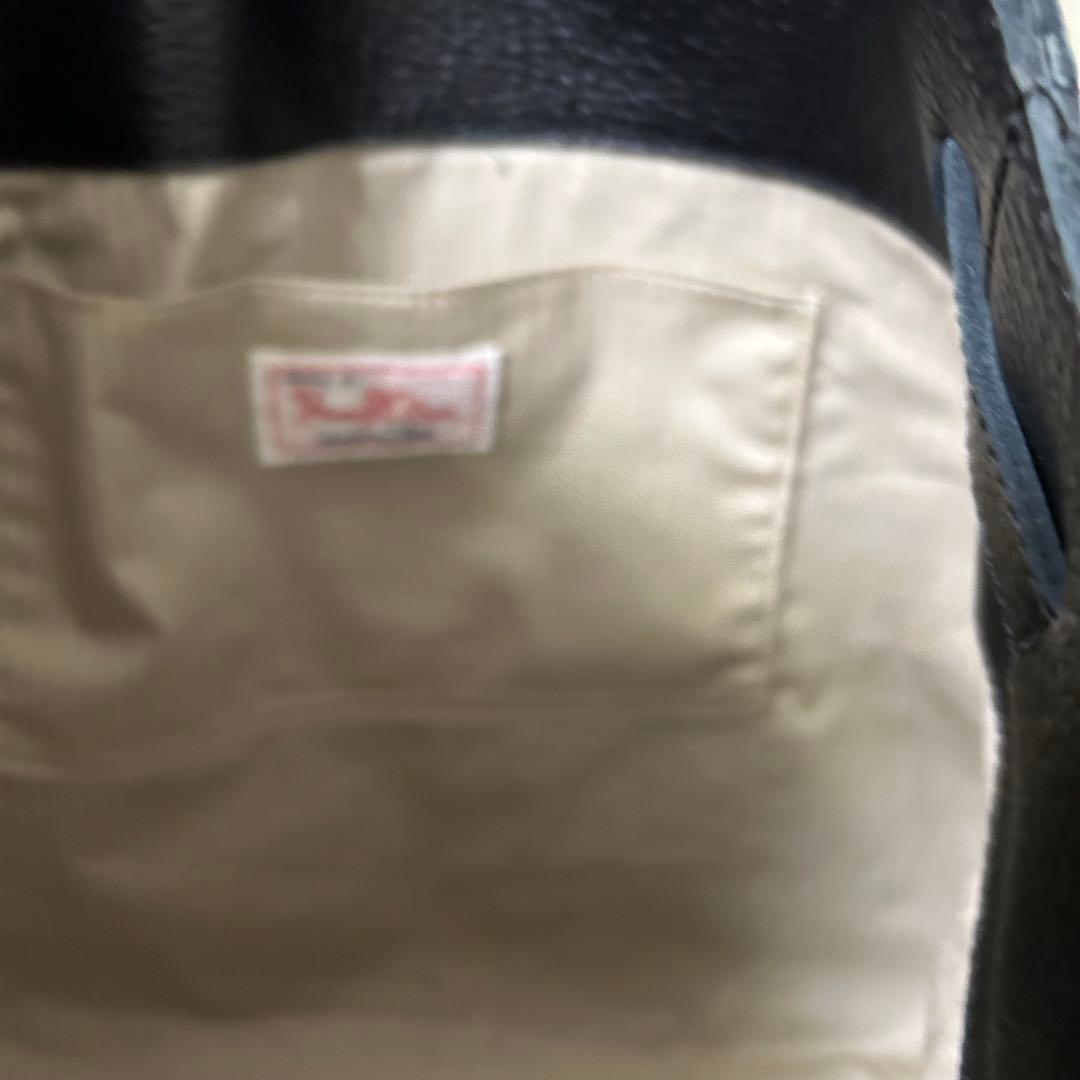 『美品』YOUNG&OLSENエンボスレザーベルテッドトートバッグ