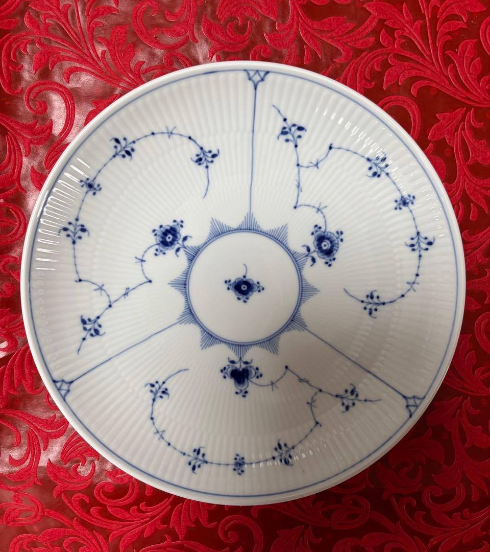 ロイヤルコペンハーゲン ブルーフルーテッド・プレイン25センチ皿 新品未使用