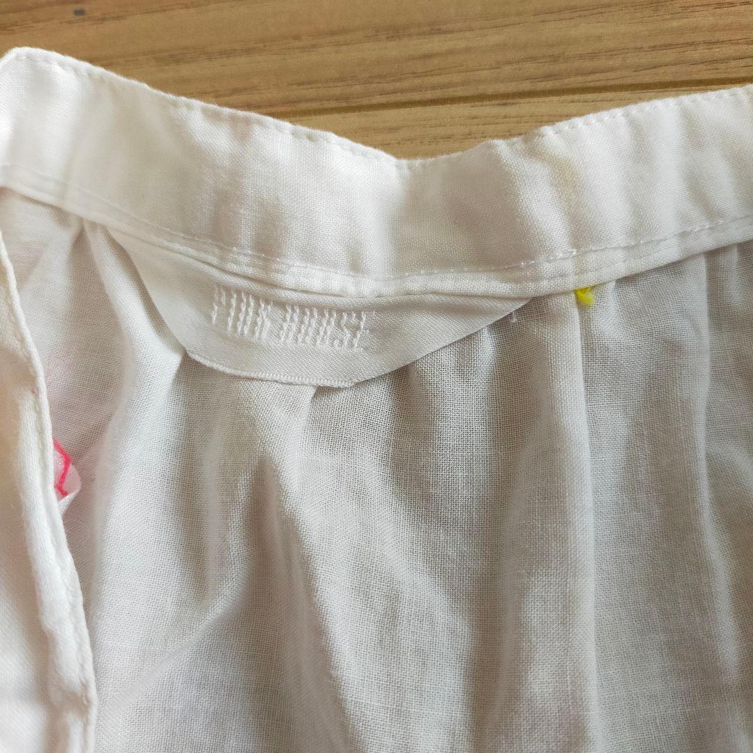 ピンクハウス　白　ホワイト　レース　コットン　スカート