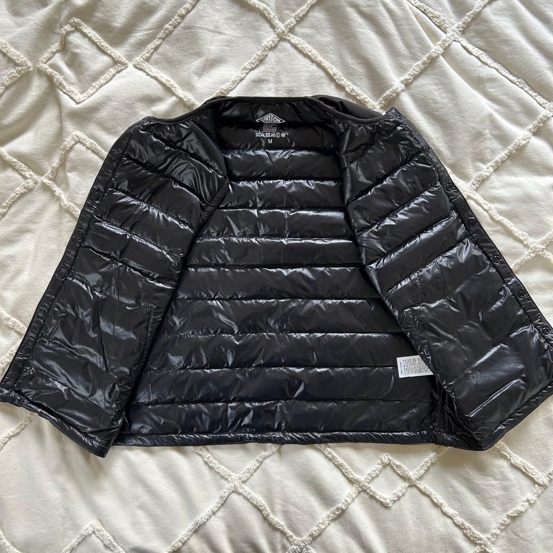 DANTON/ダントン　インナーダウン ダウンベスト　ブラック　M