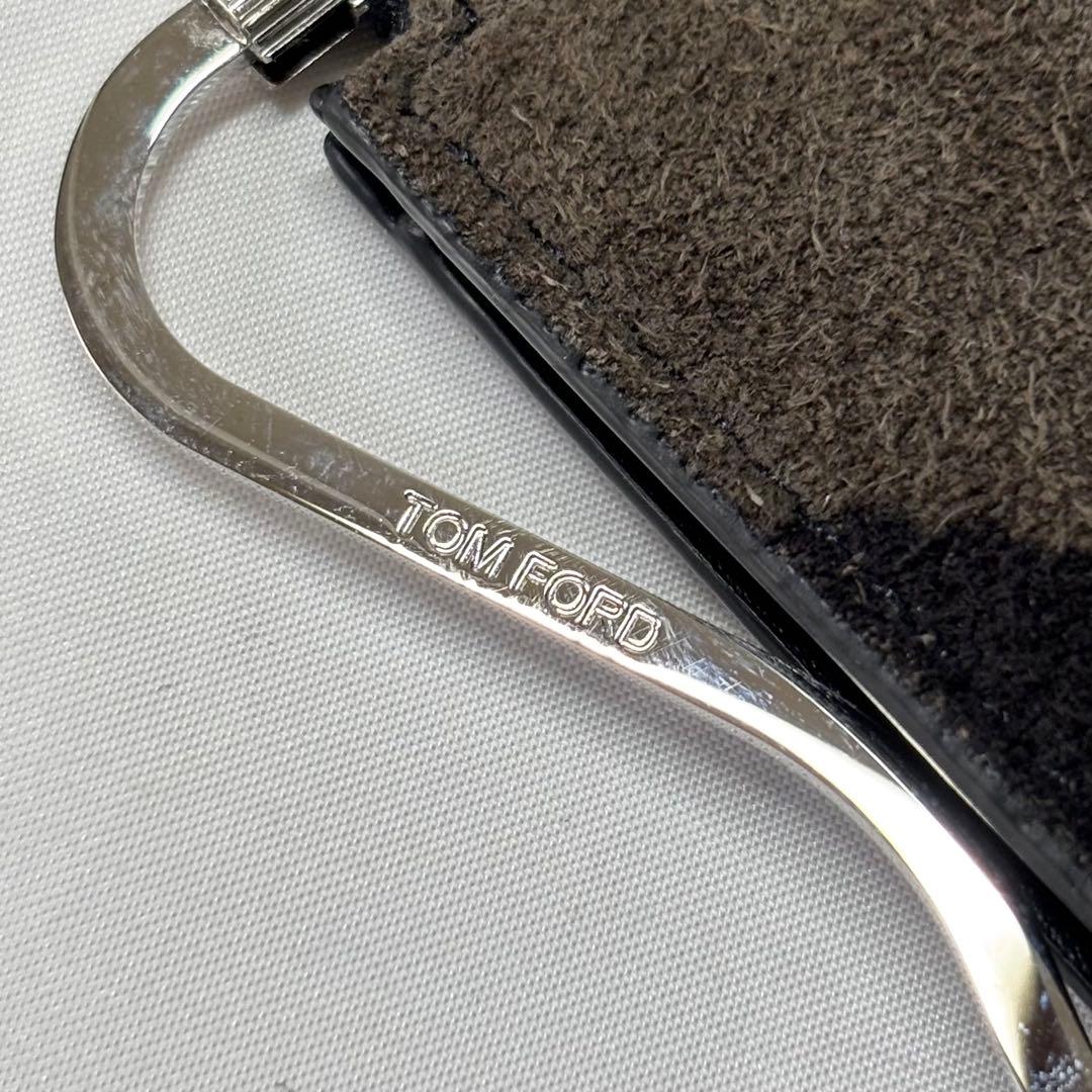 【希少　美品】　トムフォード　マネークリップ　二つ折財布　ゼブラ　アニマル