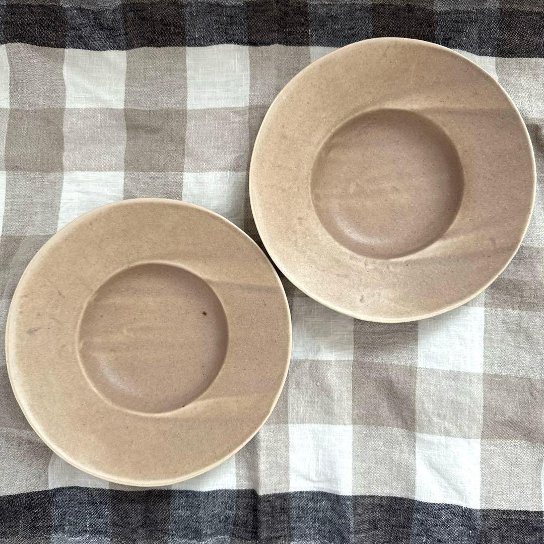 【新品未使用品】　安藤雅信　ギャルリ百草　土灰釉イタリア皿　MMS イタリア皿