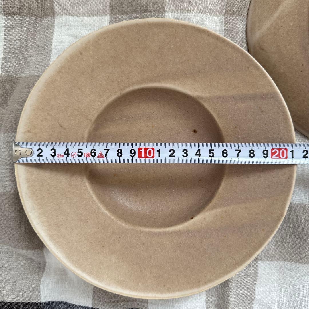 【新品未使用品】　安藤雅信　ギャルリ百草　土灰釉イタリア皿　MMS イタリア皿