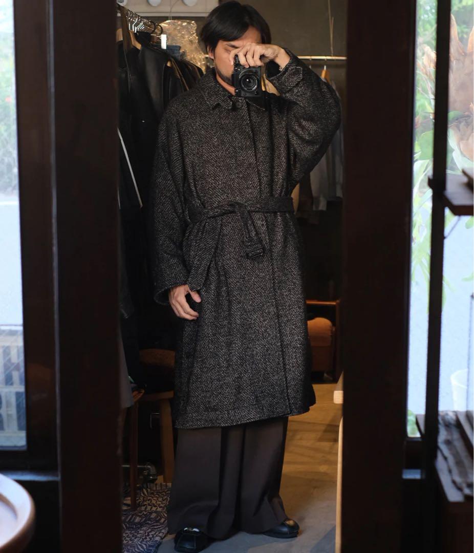 【新品未使用 最終値下げ】YOKE \"TWEED BALMACAAN COAT\"