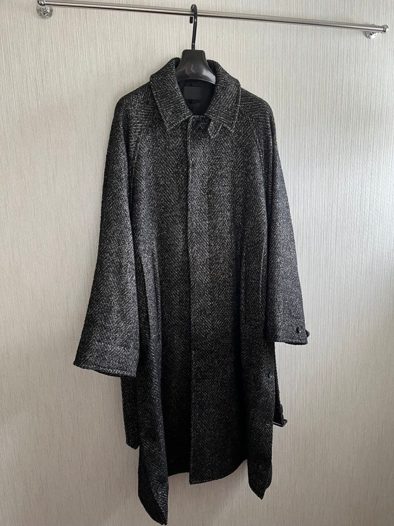 【新品未使用 最終値下げ】YOKE \"TWEED BALMACAAN COAT\"