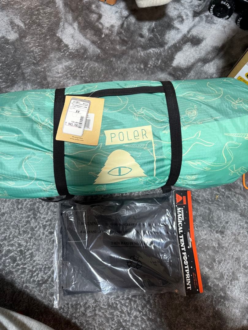ポーラーツーマンテント新品グランドシート付きPOLeR 2 MAN TENTS