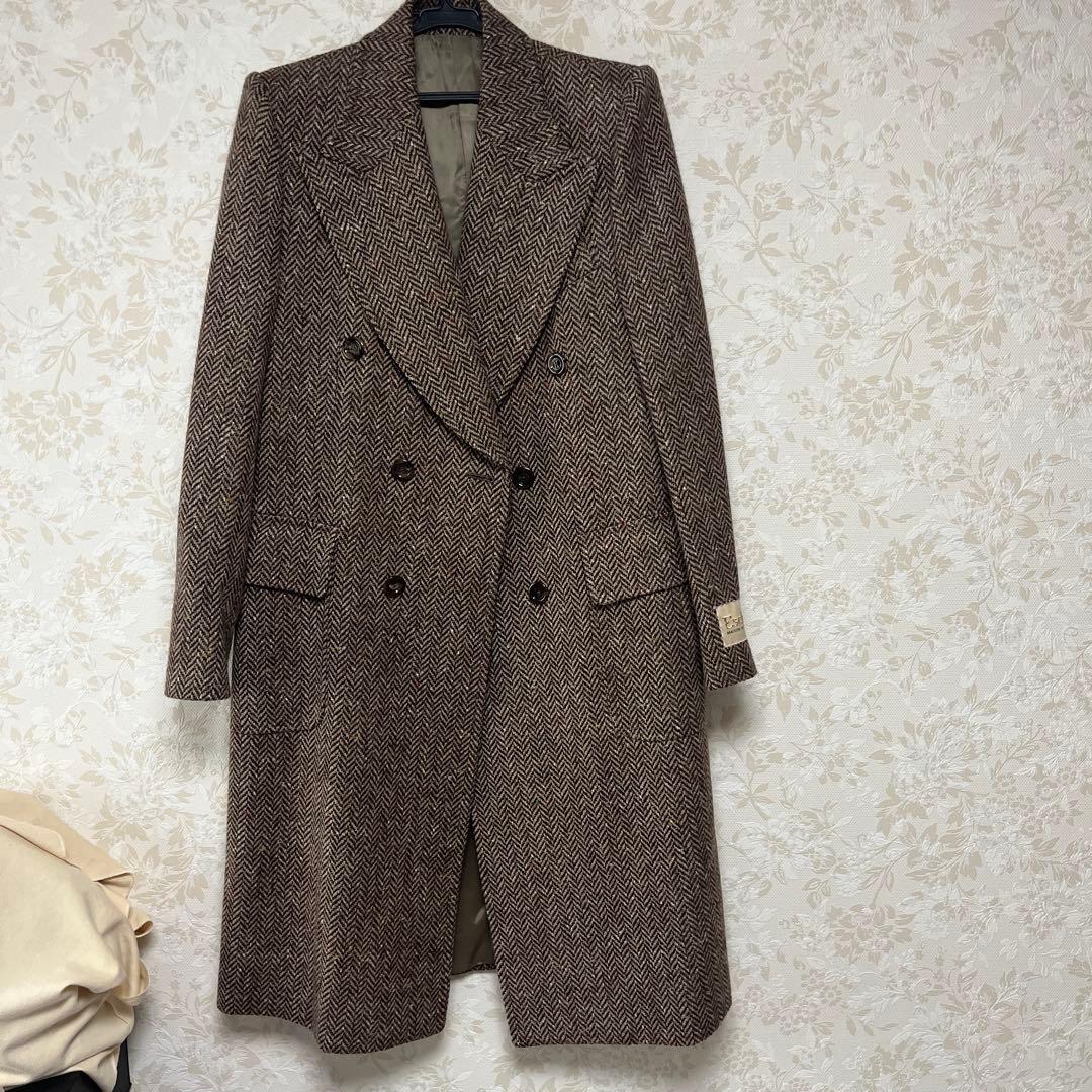 50万GUCCI Eschatology ダブルブレストロングコート