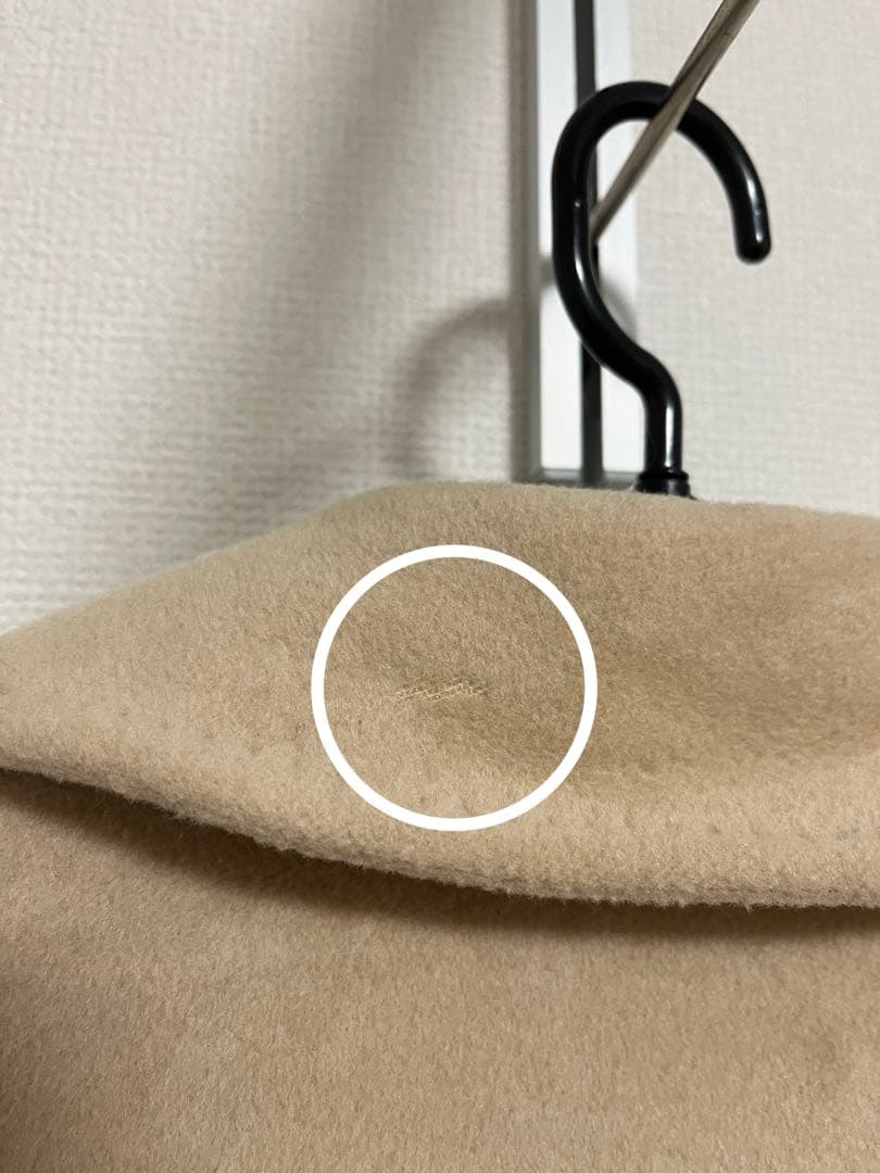 ［白タグ］Max Mara マックスマーラ ベージュ ロングコート ウール