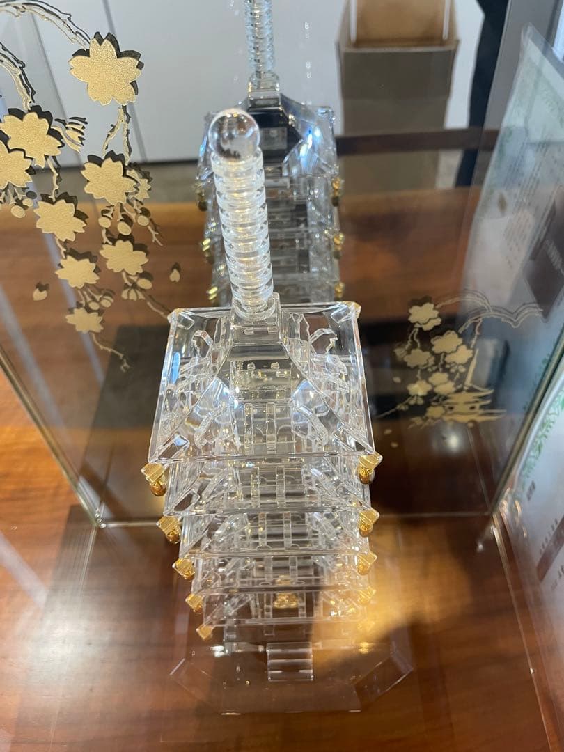 【超希少 • 弥勒様】水晶五重塔 田中佑幸 作