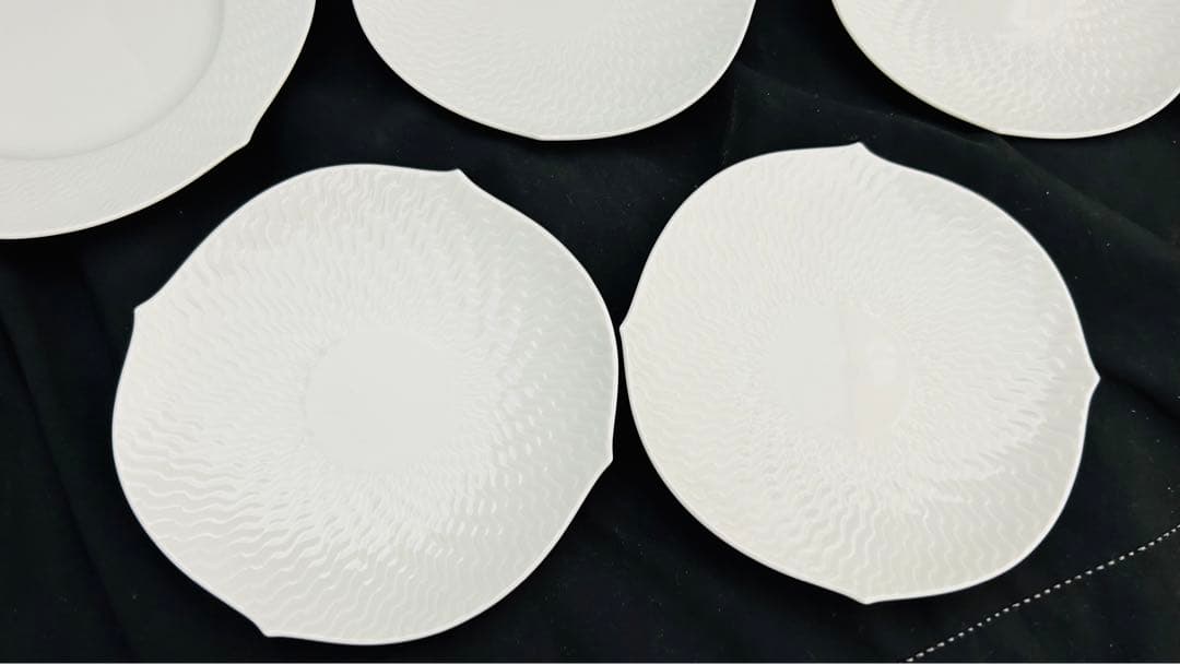 ともぴマイセン　白磁　皿　器　まとめ売り8枚　ソーサー