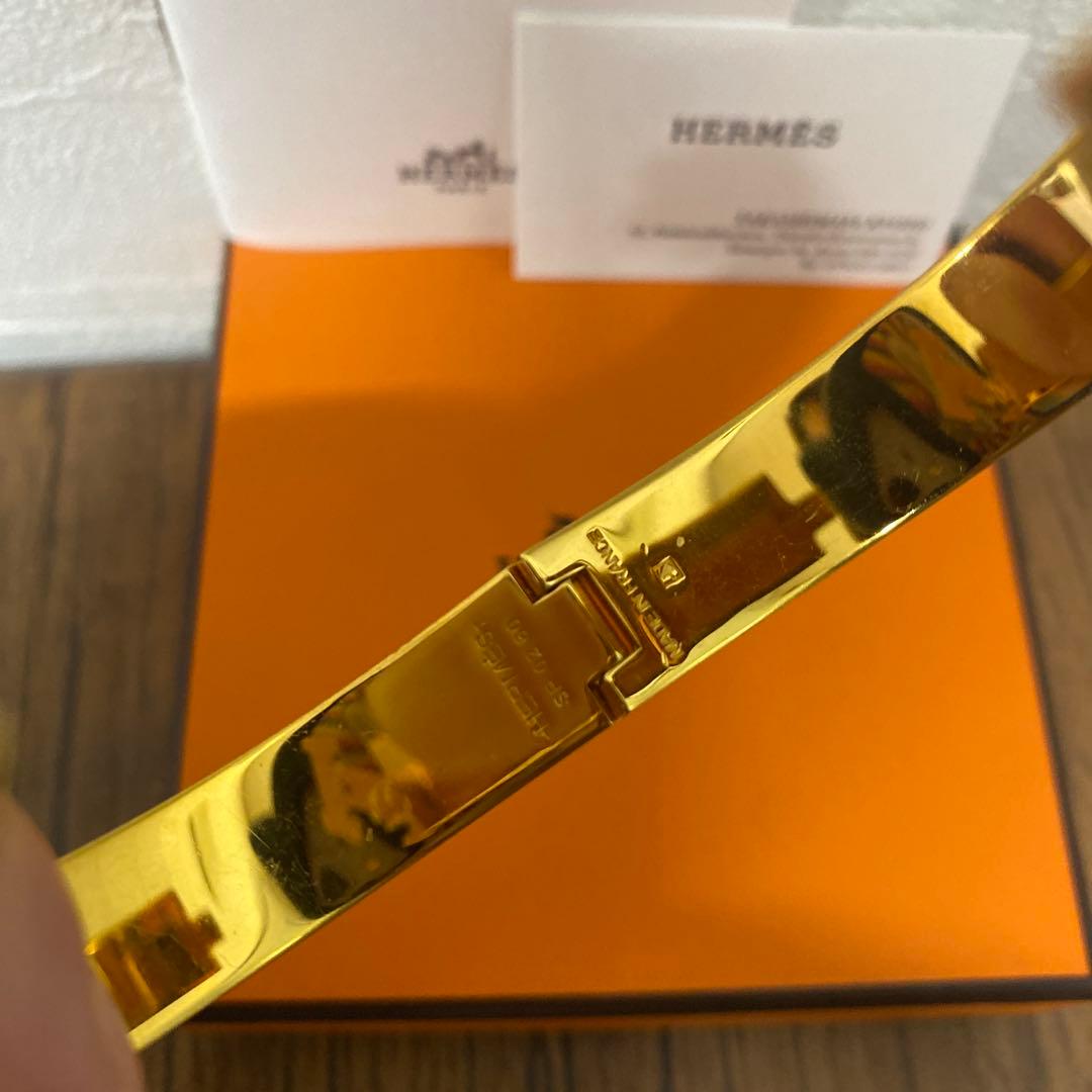 HERMES エルメス エナメルブレスレット クリック