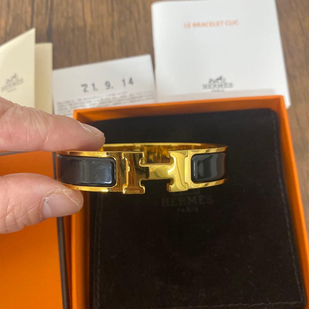 HERMES エルメス エナメルブレスレット クリック
