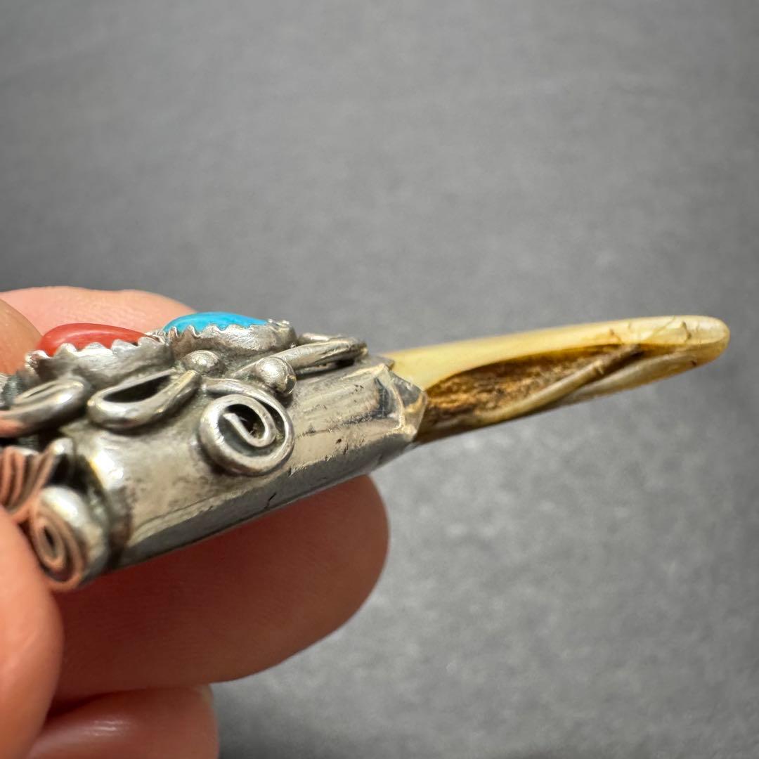 【USA刻印 silver925】ベアクロー ネックレストップ