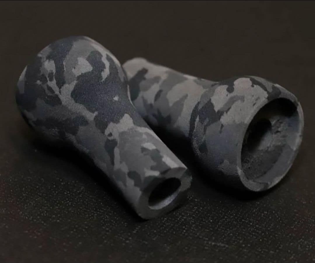 ②DRT バリアルハンドルノブ EVA ブラックカモ　VARIAL KNOB