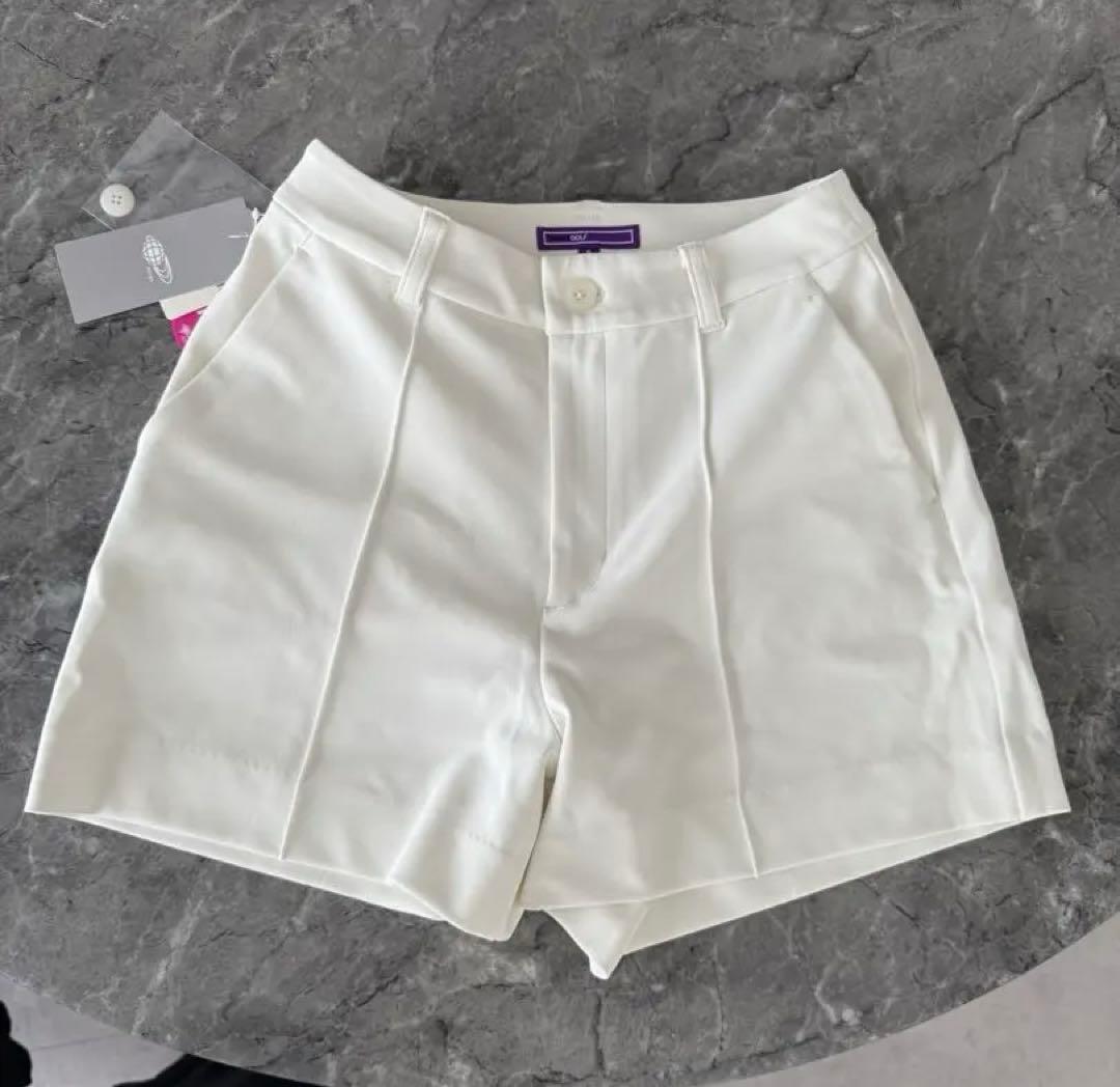 Beams Golf レクチュールツイルショートパンツ (レディース)