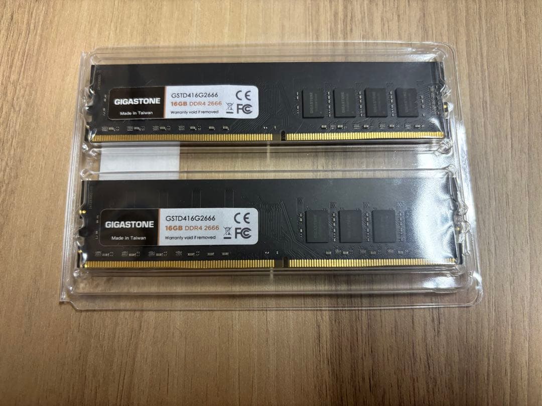 GIGASTONE 16GB DDR4 メモリー 2666MHz 32GB