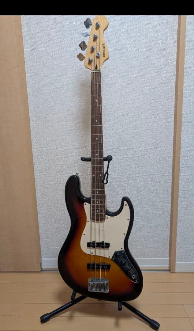 エレキベース ソフトケース＆ハードケース＆スタンド付き