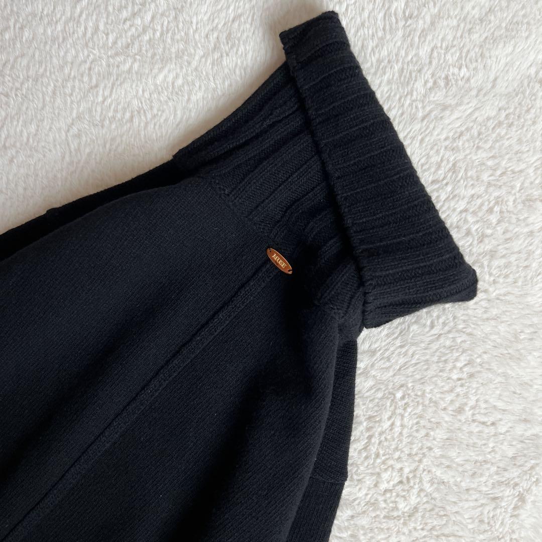 未使用級✨Deuxieme Classe JADE タートルネック ニット 黒