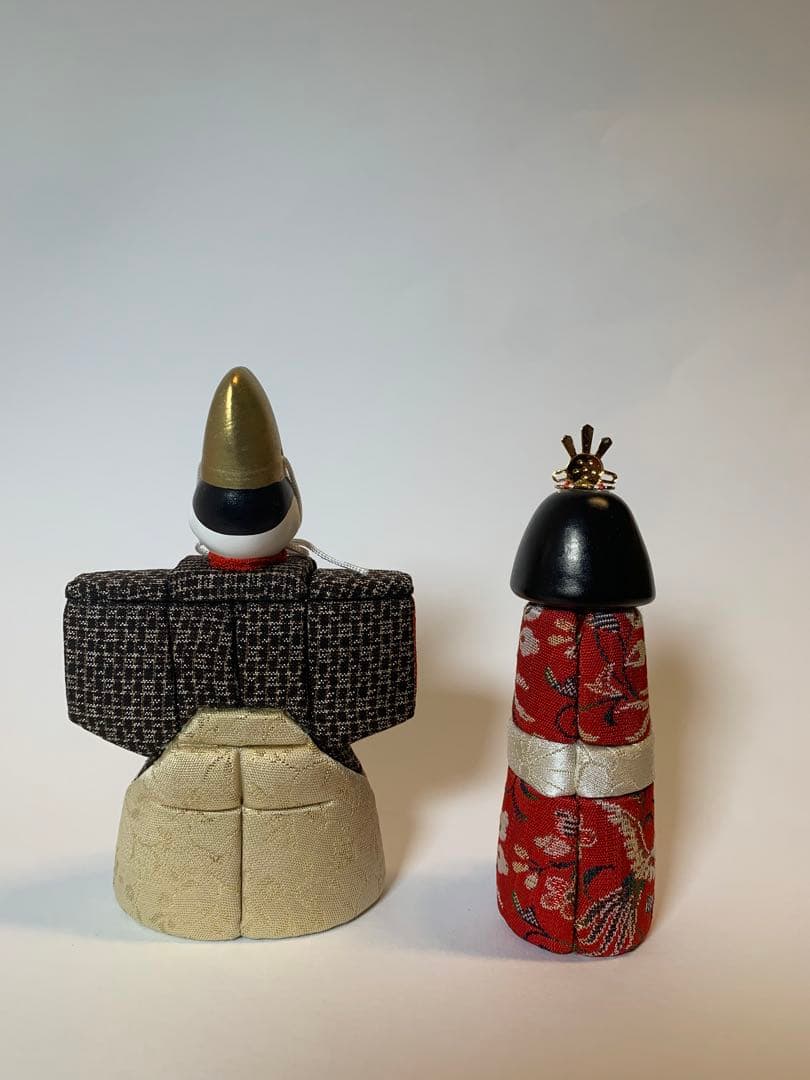 手のひらサイズの立ち雛★木目込み人形★ひなまつり　ひな人形