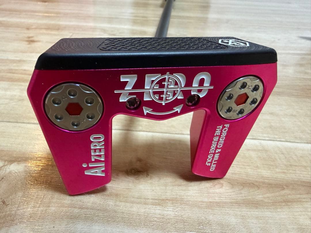 Burke Golf Ai ZERO ゼロトルクパター　ピンク