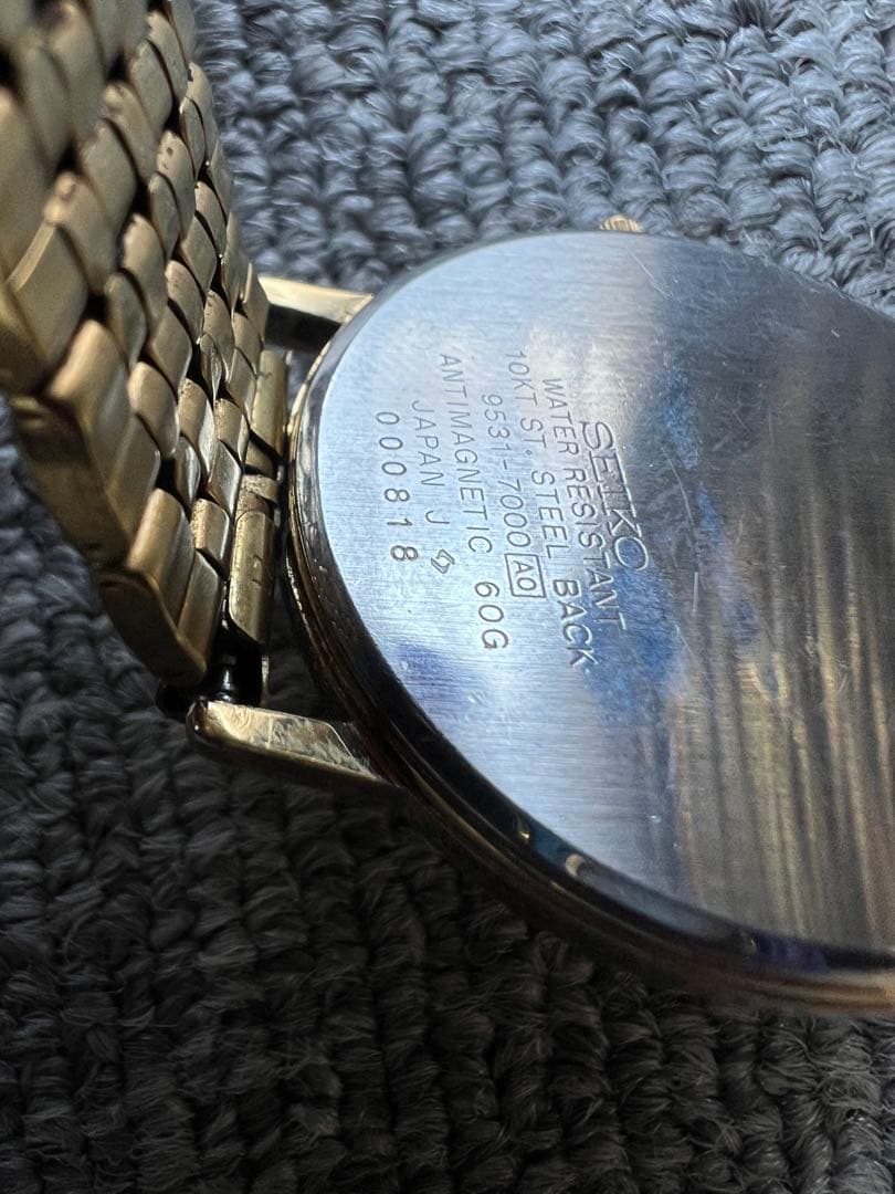 セイコー ドルチェ メンズ 10KT 腕時計