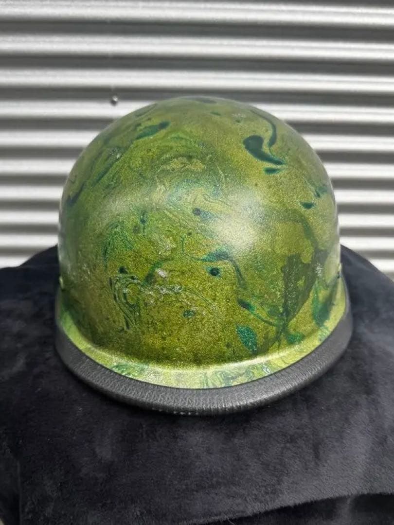 ナチヘル ジャーマンヘルメット マーブルペイント
