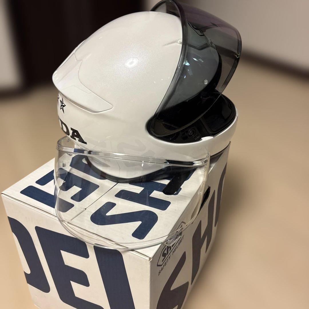 SHOEI フルフェイスヘルメット HONDA あごひも無し。