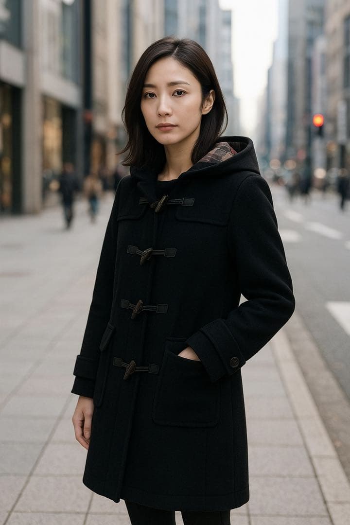 マッキントッシュ ダッフルコート カーディガン セット販売 裏地チェック M