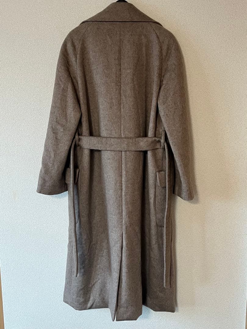 Kiton NAPOLI ロングコート size 42 グレーベージュITALY