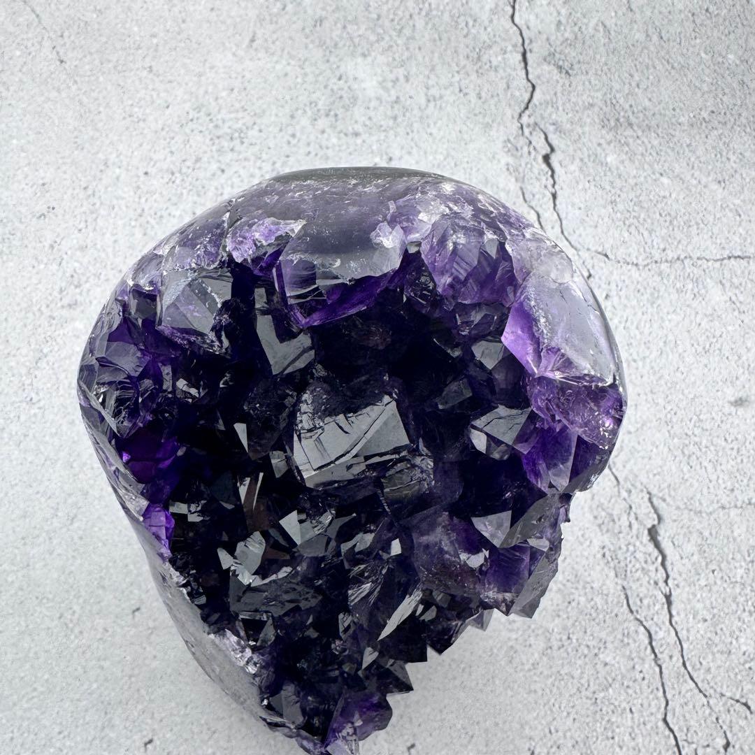 G-95アメジスト濃紫クラスター ドーム 原石 天然石 パワーストーン