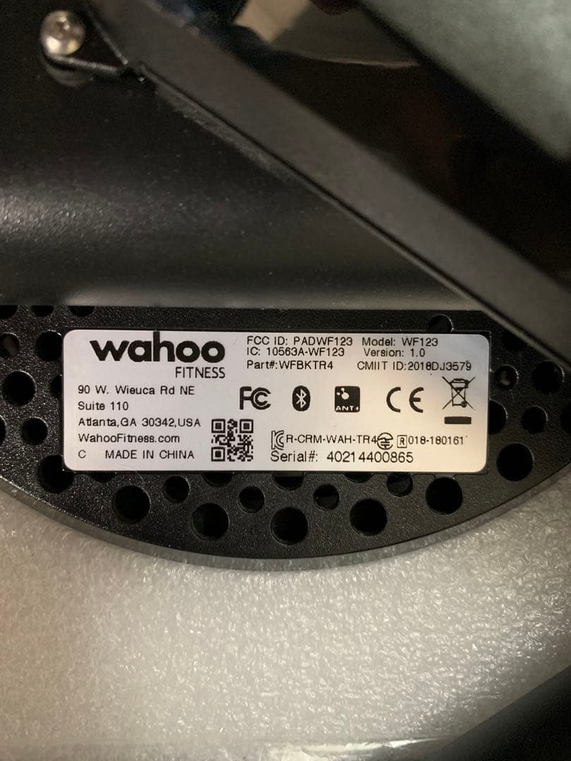 Wahoo KICKR CORE ローラー台　★スプロケット付き★ 不足部品有り