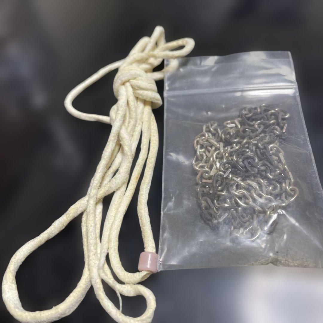 ゴローズ　革紐　太角チェーン