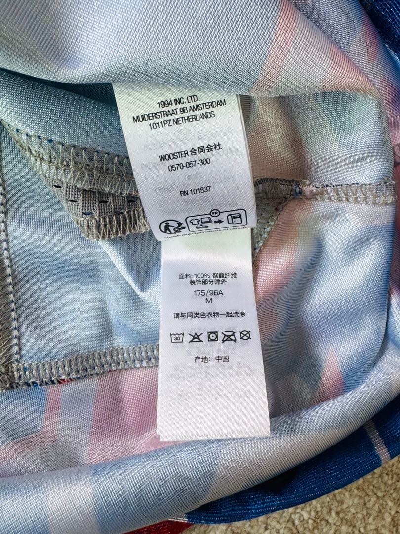 新品国内シュプリーム25SSスターフットボール半袖シャツ Mユニフォームデニム