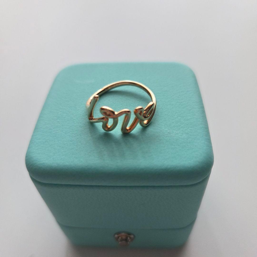 TIFFANYパロマ・ピカソ　グラフィティ ラブ リング ローズゴールド（RG）