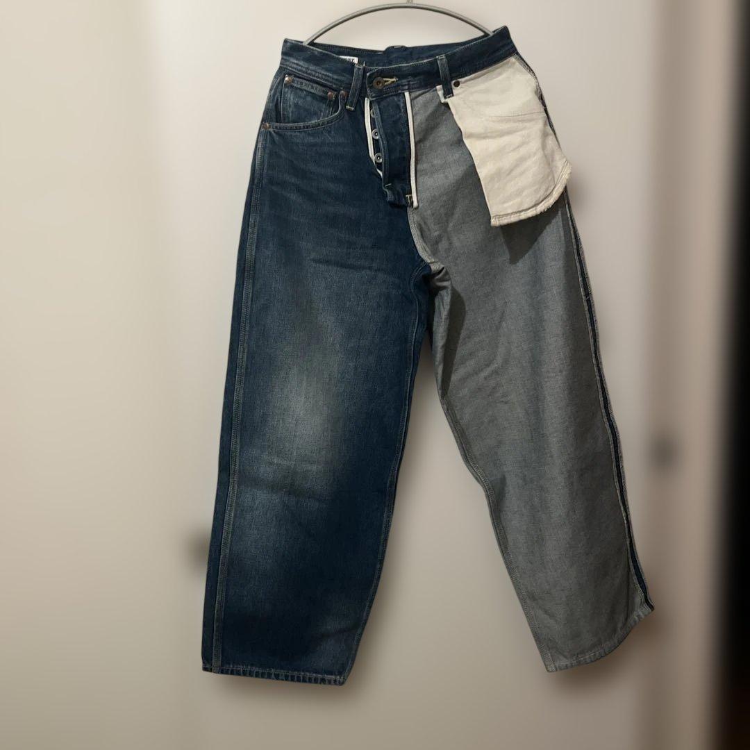 完売　INSCRIRE LEE ツートーンデニム