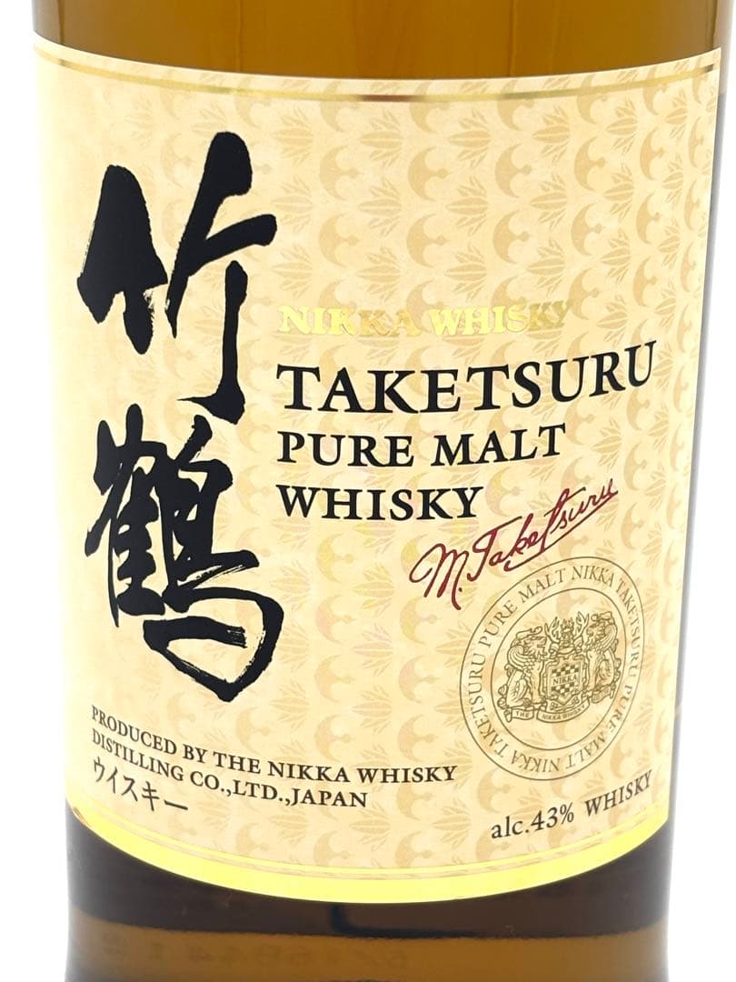 【新品】竹鶴 ピュアモルトウイスキー 43%