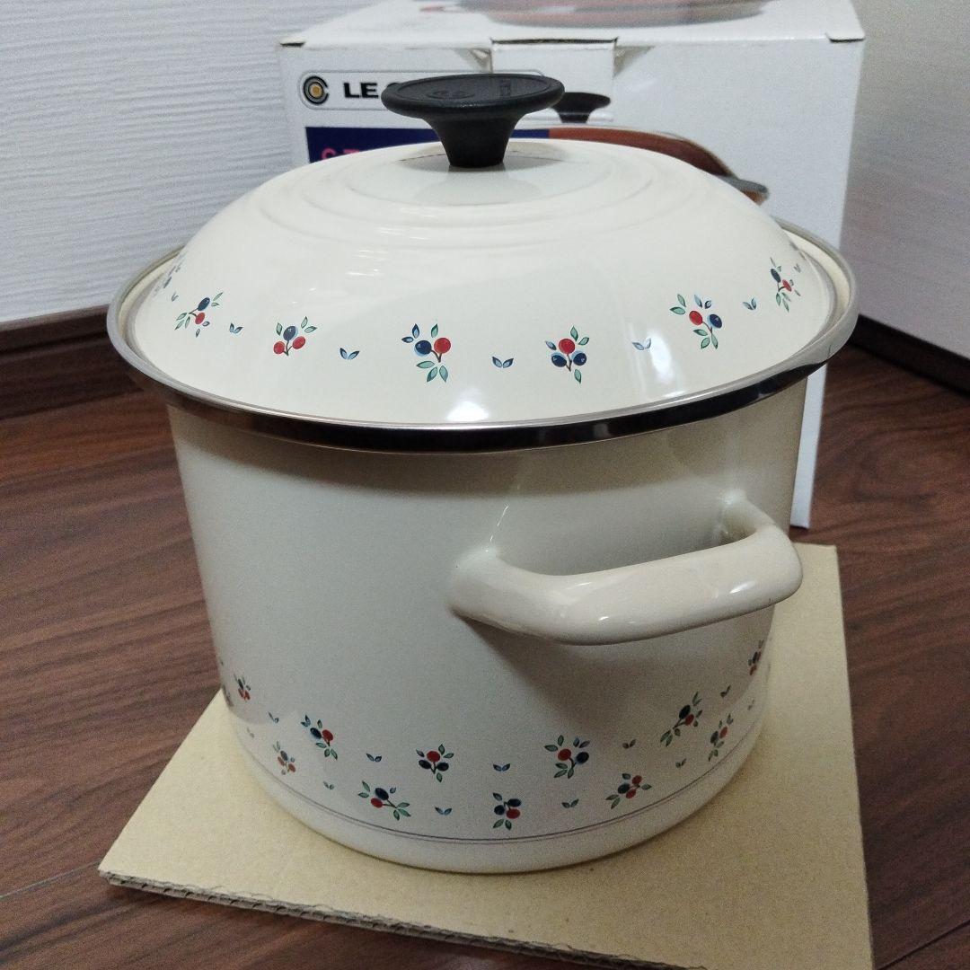 【超希少・未使用】ルクルーゼ　ストックポット　プチフルーツ　※箱付き