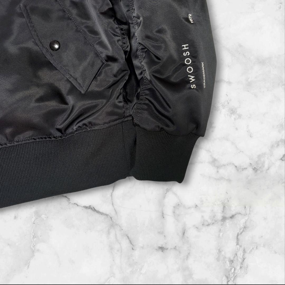 試着のみ✨NIKE MA-1 ビッグスウッシュ リバーシブルボンバージャケット