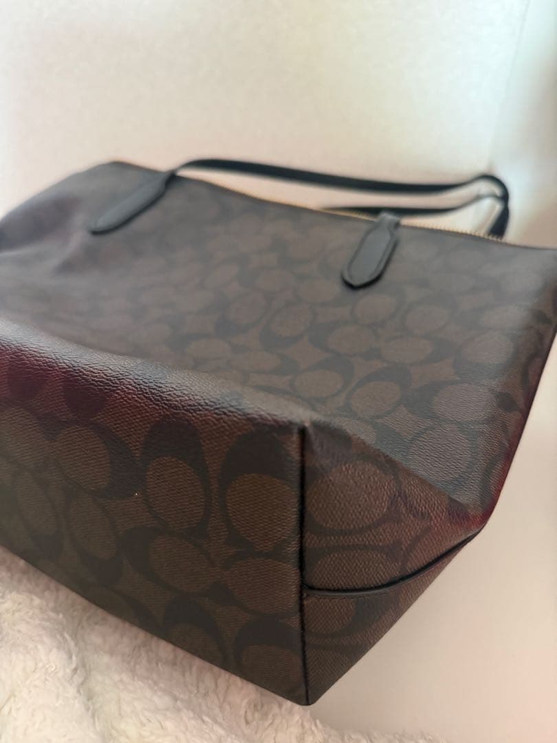 COACH ダークブラウン トートバッグ