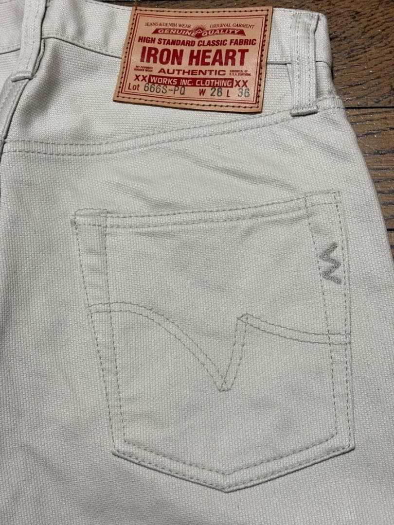 IRON HEART アイアンハート LOT 666S-PQ ピケ生地パンツ