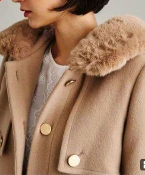 グレースコンチネンタル格安美品定価96800円ファー付フードコート65%オフ