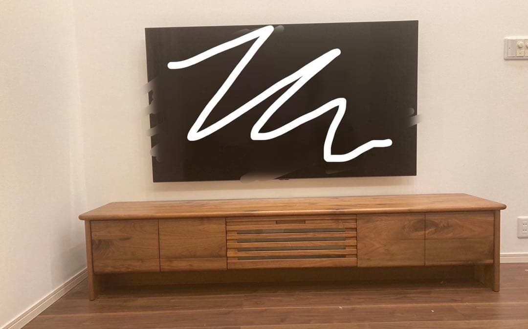 【最終日】200cmテレビボード➕ブルーレイディスクレコーダー付き