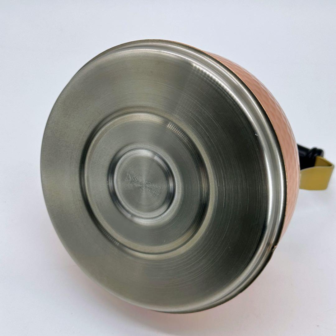 新品未使用 素銅 1.5L IH対応 鎚目入れケトル IH-3519 やかん