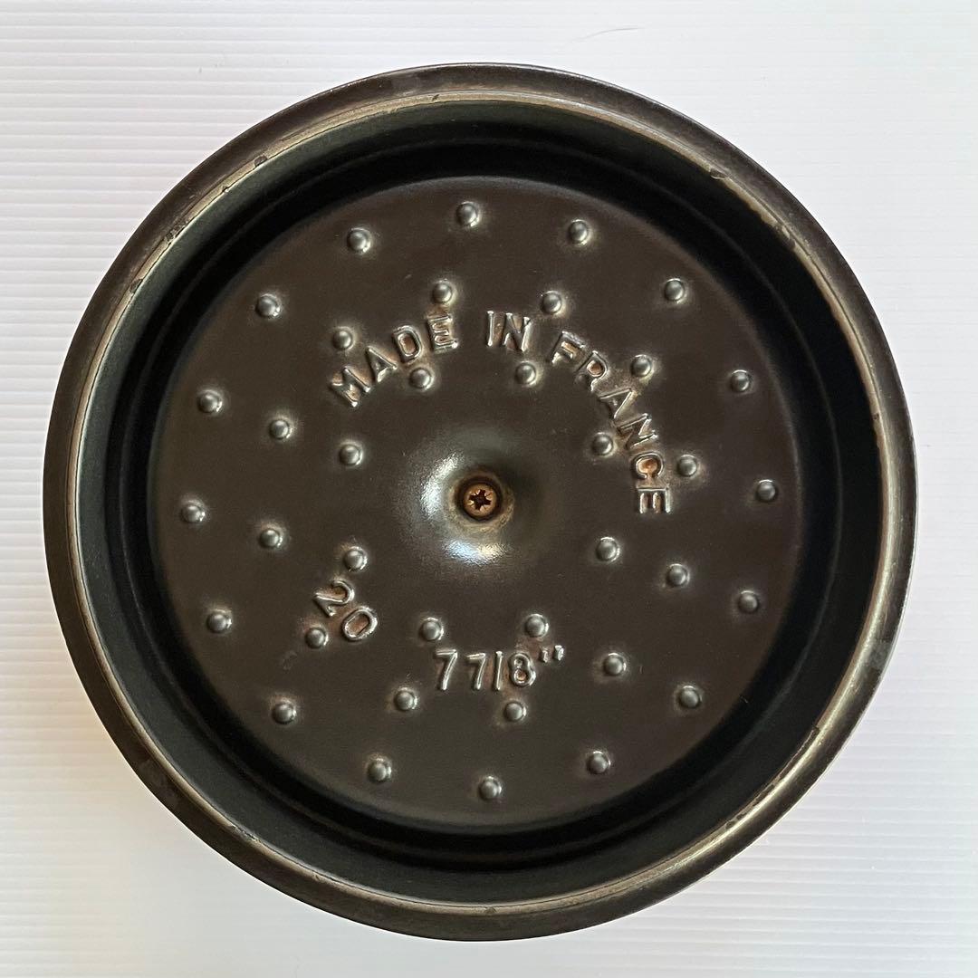 【ストウブ】STAUB ココットラウンド 20cm チェリーレッド 両手鍋