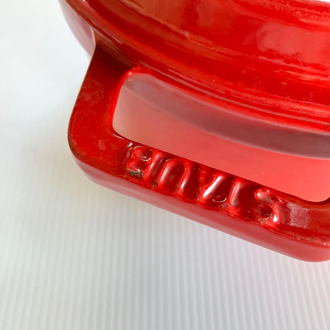 【ストウブ】STAUB ココットラウンド 20cm チェリーレッド 両手鍋